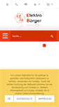 Mobile Screenshot of elektro-boerger.com